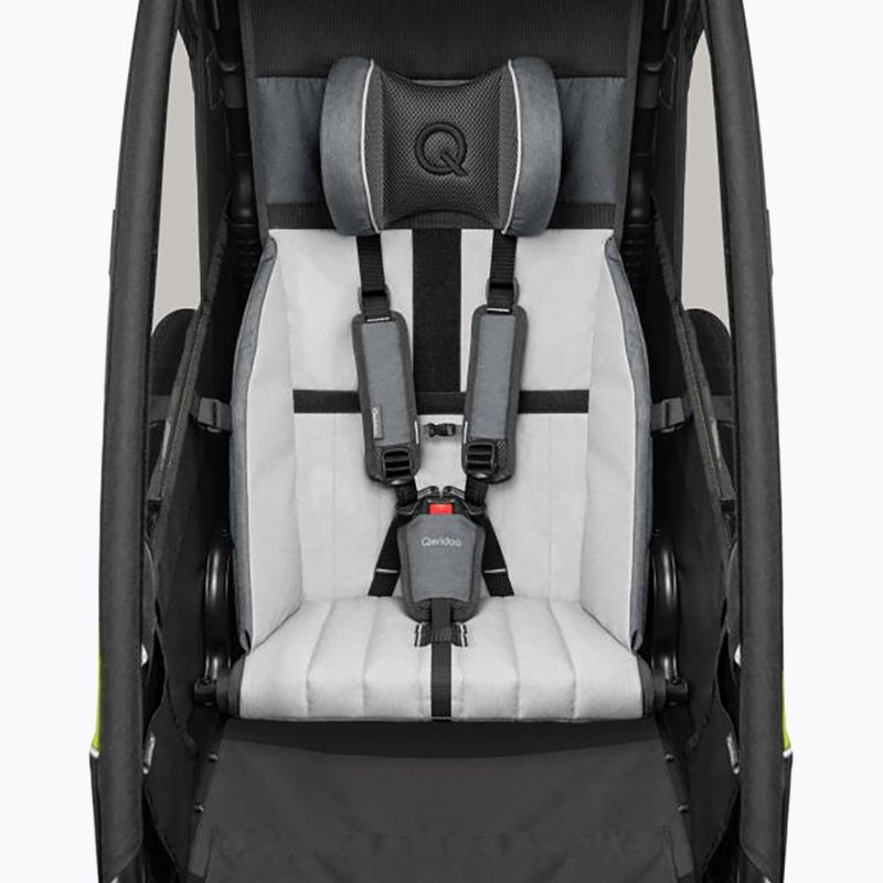 Przyczepka rowerowa Qeridoo Sportrex 1 LE lime green 4