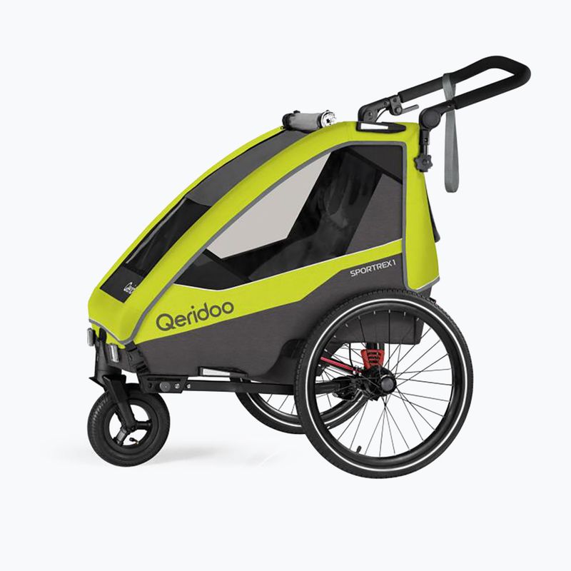 Przyczepka rowerowa Qeridoo Sportrex 2 LE lime green