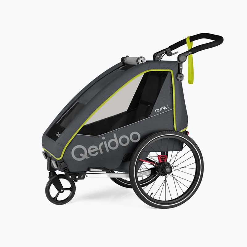 Przyczepka rowerowa Qeridoo Qupa 1 lime