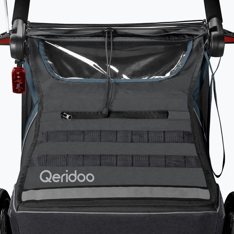 Przyczepka rowerowa Qeridoo KidGoo 2 dark navy/blue 6