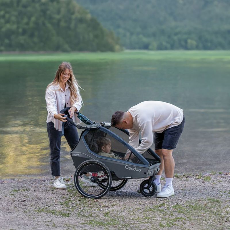 Przyczepka rowerowa Qeridoo KidGoo 2 dark navy/blue 9
