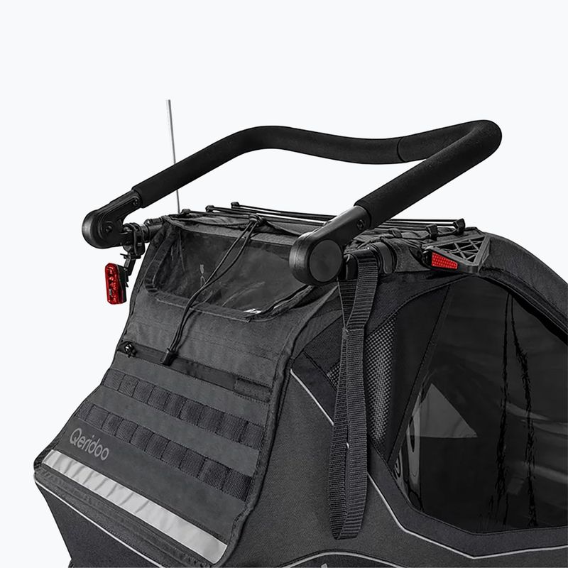 Przyczepka rowerowa Qeridoo KidGoo 1 dark steel grey 6