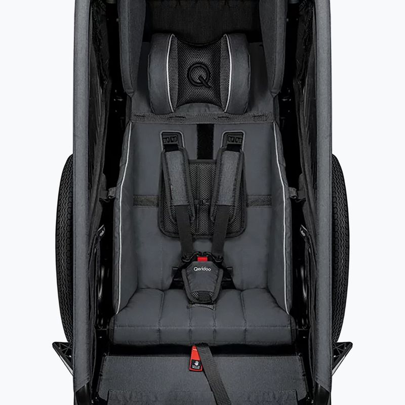 Przyczepka rowerowa Qeridoo KidGoo 1 dark steel grey 7