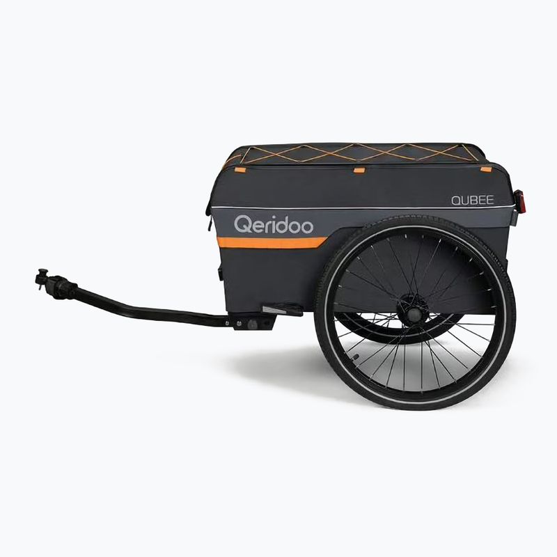 Przyczepka rowerowa Qeridoo Qubee gray 2