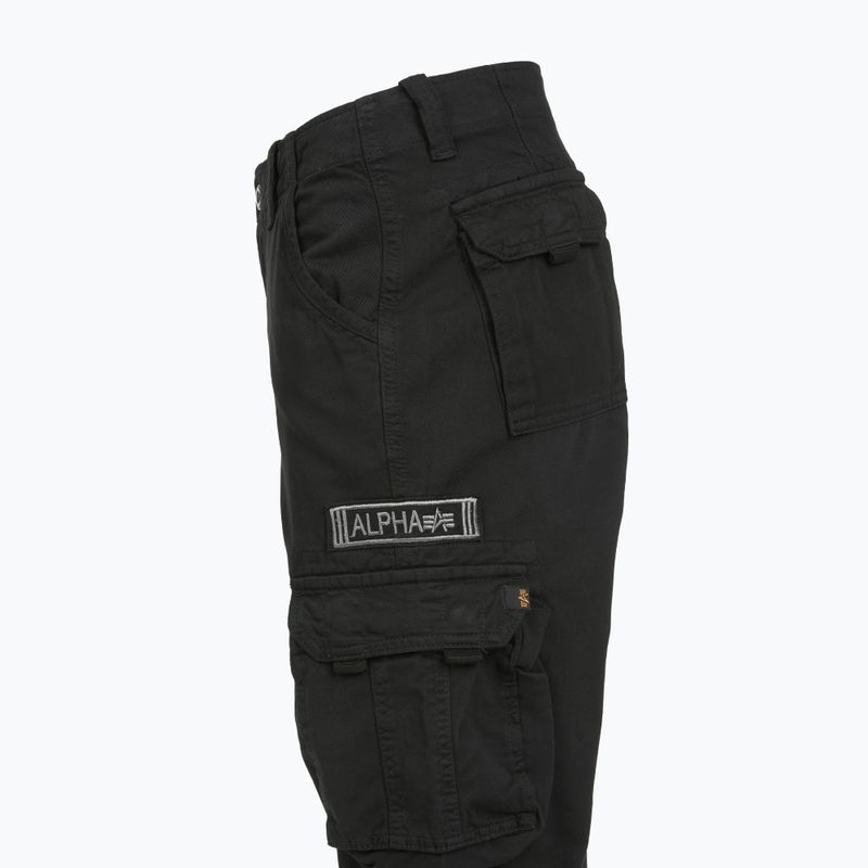 Spodnie męskie Alpha Industries Jet black 4