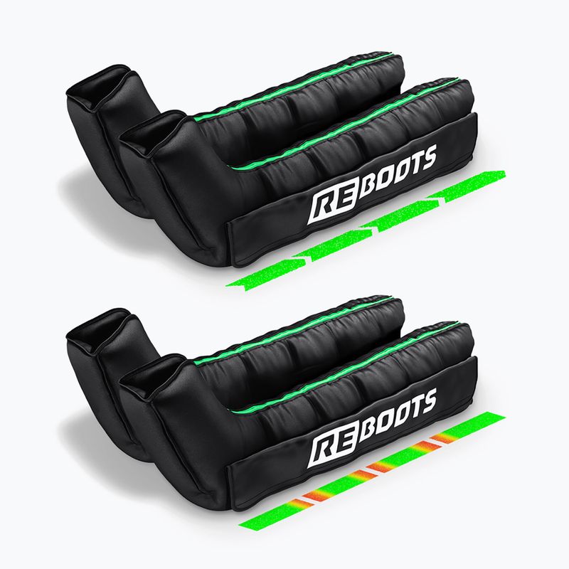 Nogawki do drenażu limfatycznego REBOOTS Go Lite black/white/green 3