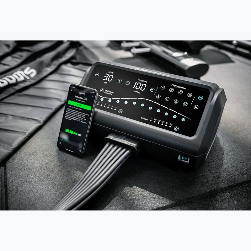 Nogawki do drenażu limfatycznego REBOOTS One Pro Recovery Pants 2.0 2025 Edition black/white/green 6