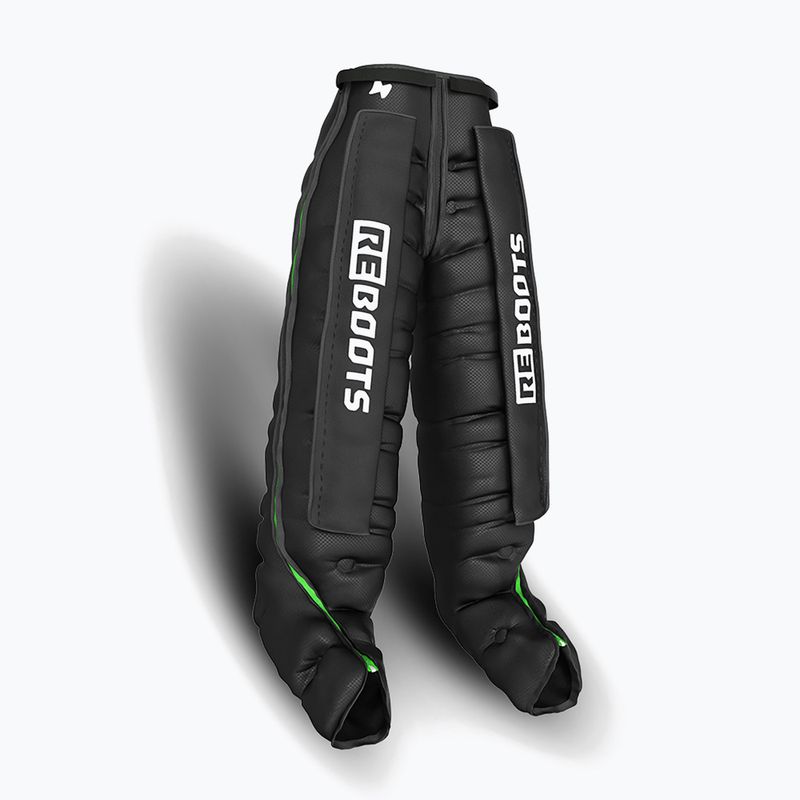 Nogawki do drenażu limfatycznego REBOOTS Go Lite Recovery Pants 2.0 2025 Edition black/white/green 3