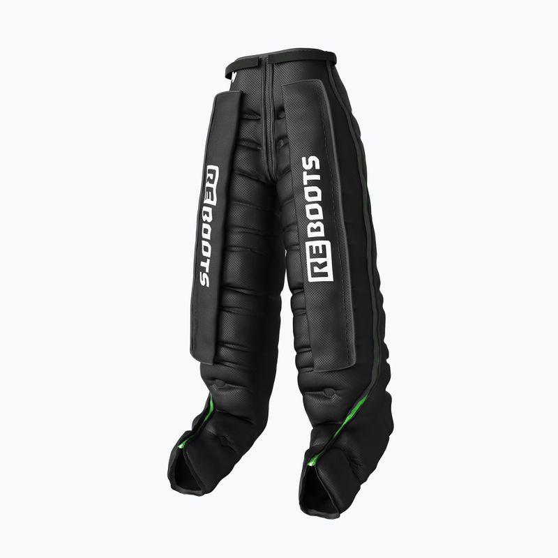 Nogawki do drenażu limfatycznego REBOOTS Go Lite Recovery Pants 2.0 2025 Edition black/white/green 5