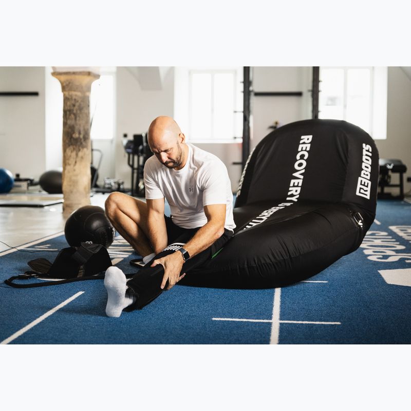 Mankiet do krioterapii z kompresją REBOOTS Leg black 3