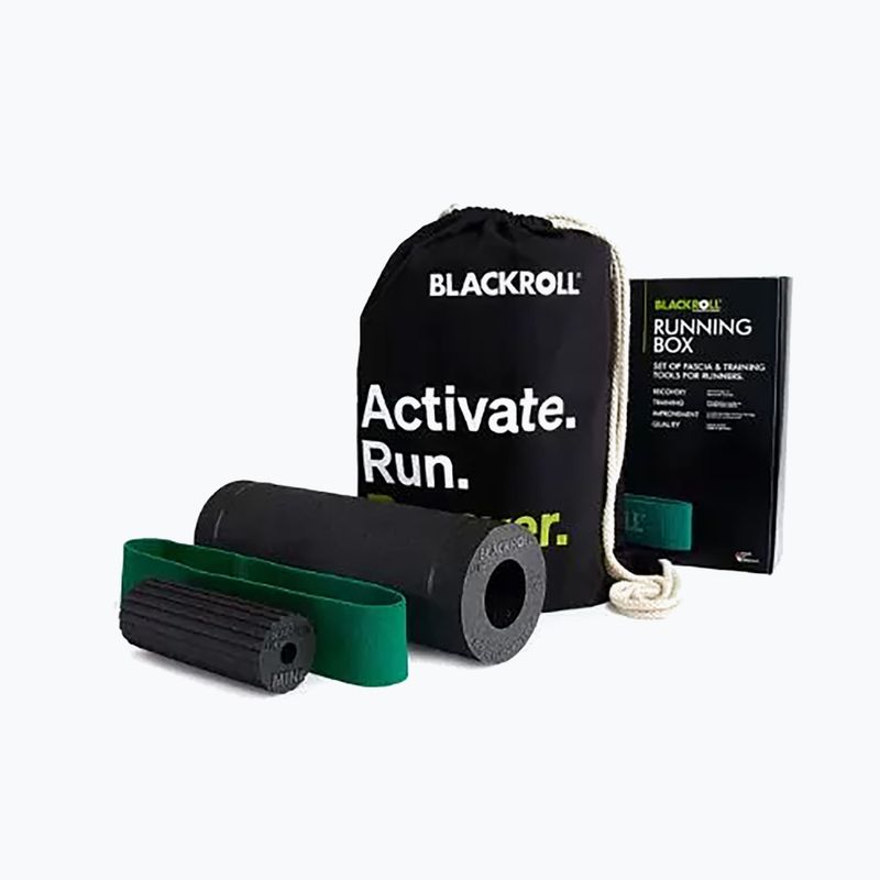 Zestaw do masażu BLACKROLL Running Box black