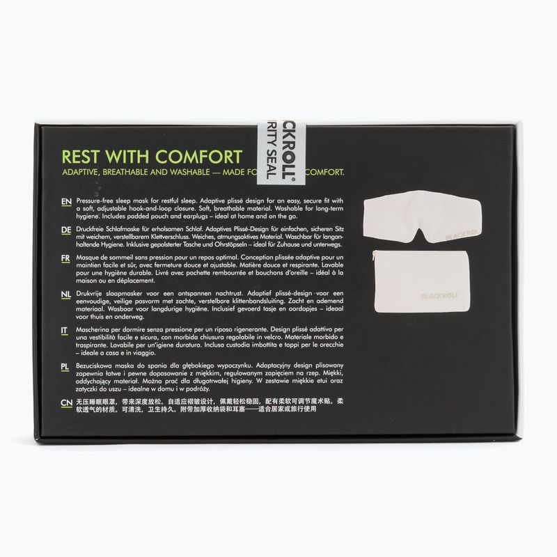 Opaska na oczy BLACKROLL Premium Comfort Sleep off white 4