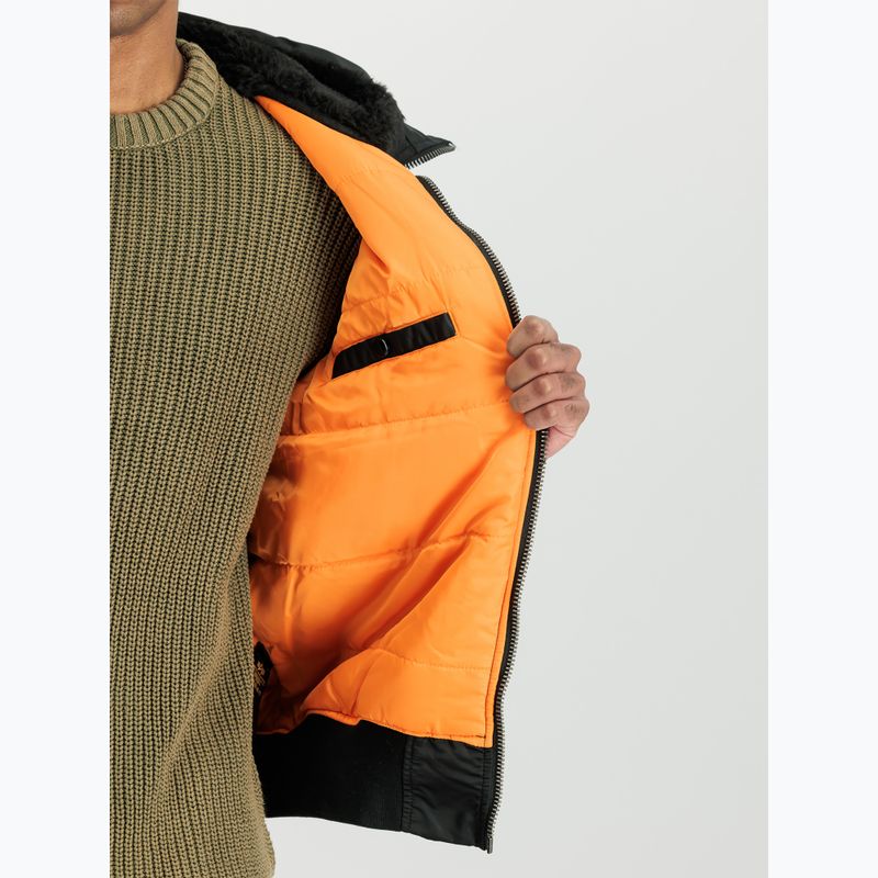 Kurtka męska Alpha Industries MA-1 Hooded Bomber black 5