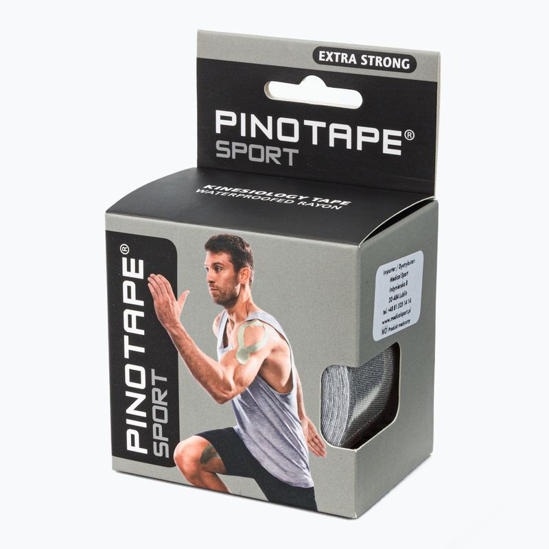 Taśma do kinesiotapingu PinoTape Prosport srebrna 45086