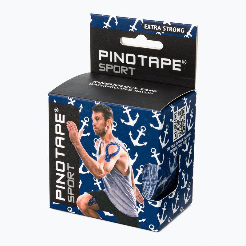 Taśma do kinesiotapingu PinoTape Prosport niebieska 45126