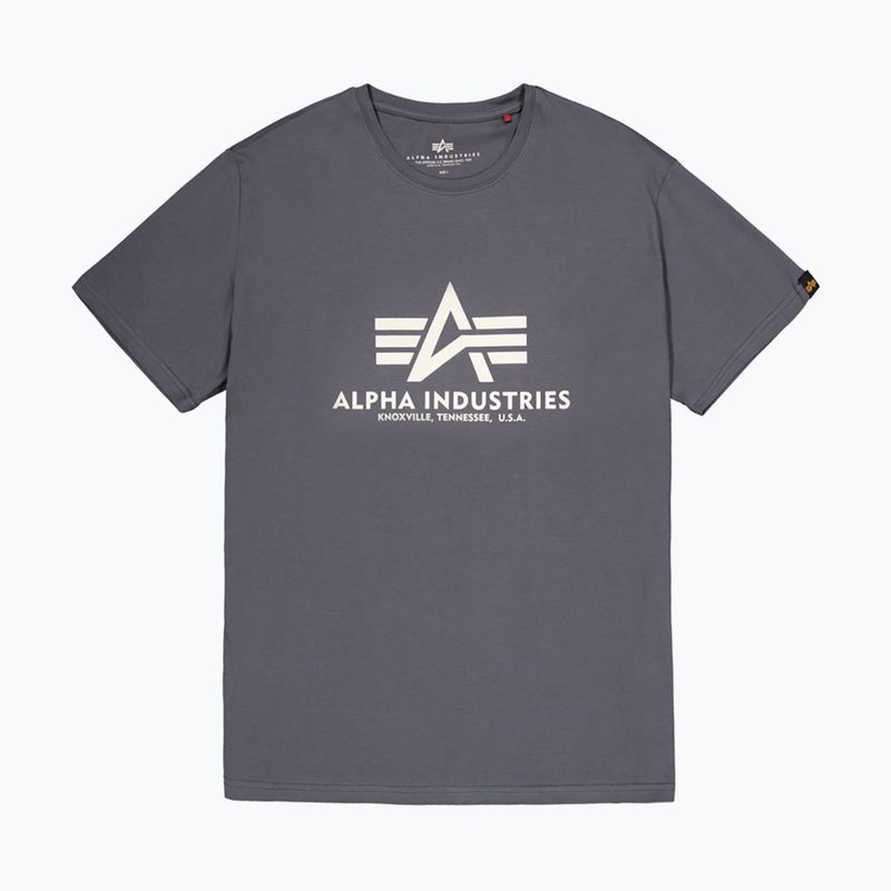 Koszulka męska Alpha Industries Basic greyblack 8