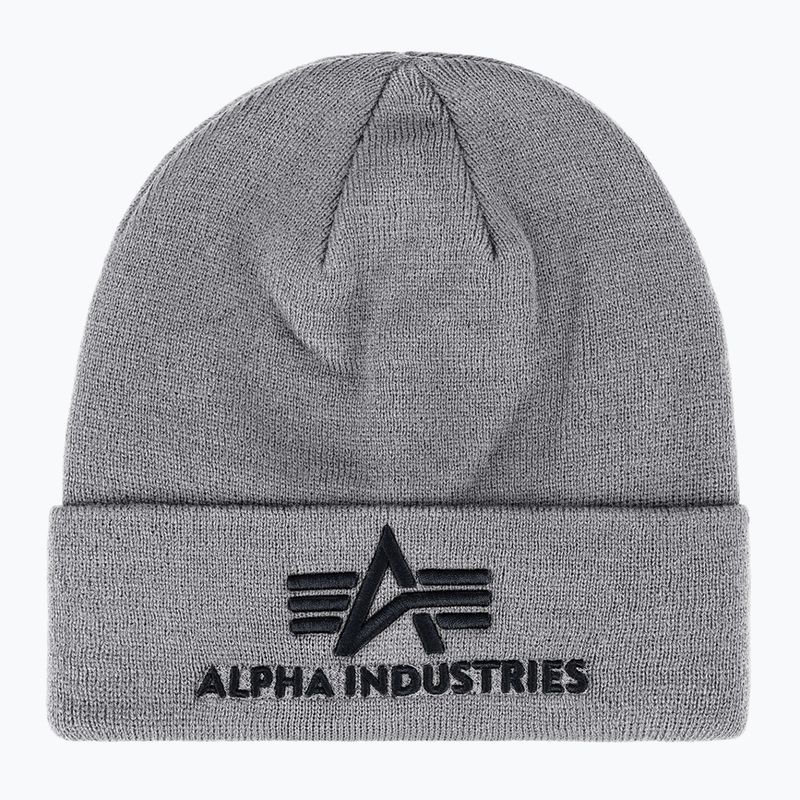 Czapka Alpha Industries 3D grey heather