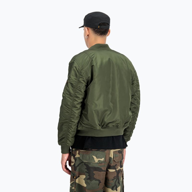 Kurtka męska Alpha Industries MA-1 VF 59 Vintage Fit Bomber dark green 3