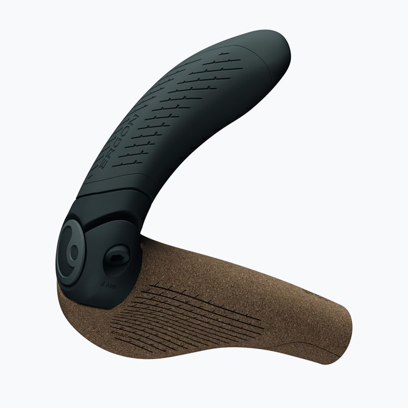 Chwyty kierownicy Ergon GP4 Evo Biokork black/grey 3