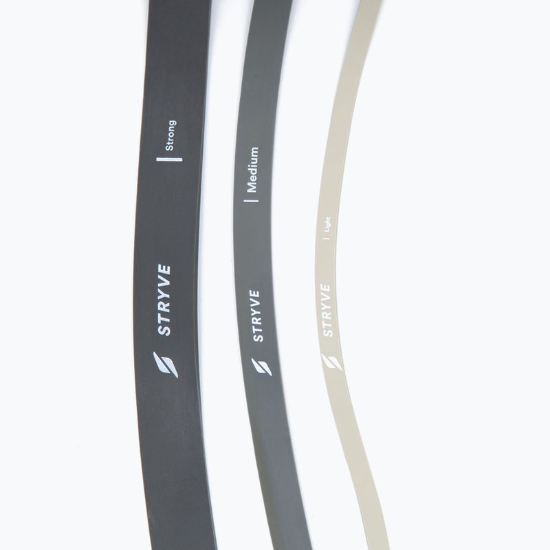 Zestaw gum oporowych STRYVE Power Band 3 pack blackgrey/beige 4