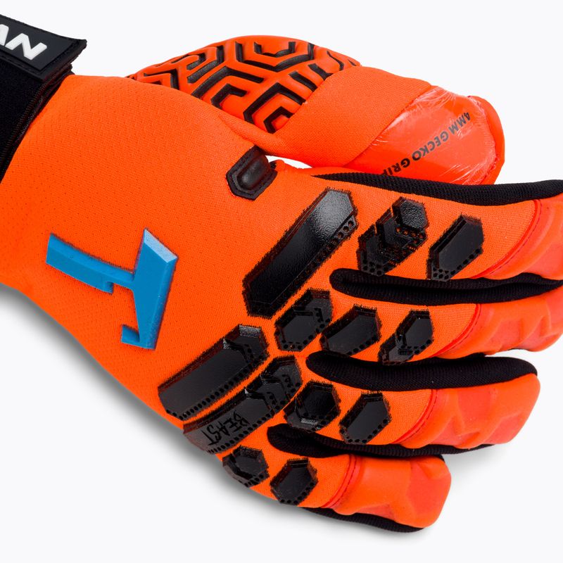Rękawice bramkarskie T1TAN Shocking Beast 2.0 orange 3