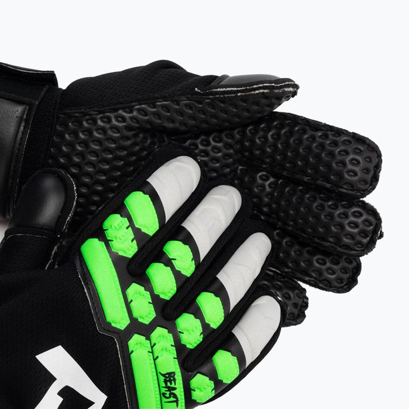 Rękawice bramkarskie dziecięce T1TAN Toxic Beast black green 3