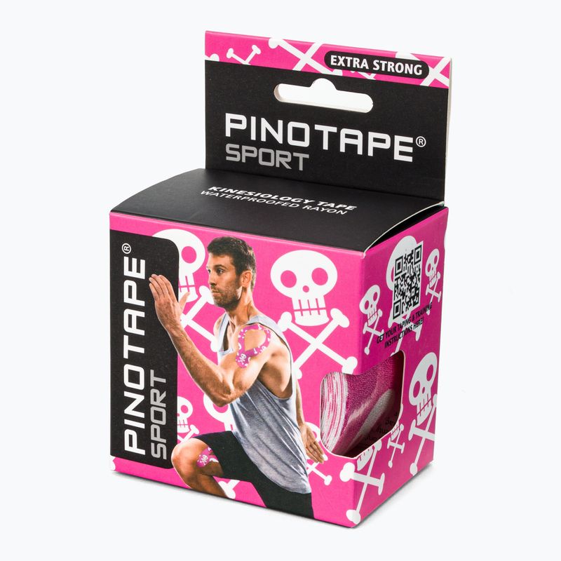 Taśma do kinesiotapingu PinoTape Prosport różowa 45158