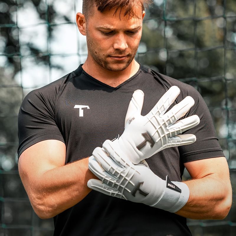 Rękawice bramkarskie T1TAN White Beast 3.0 white 5