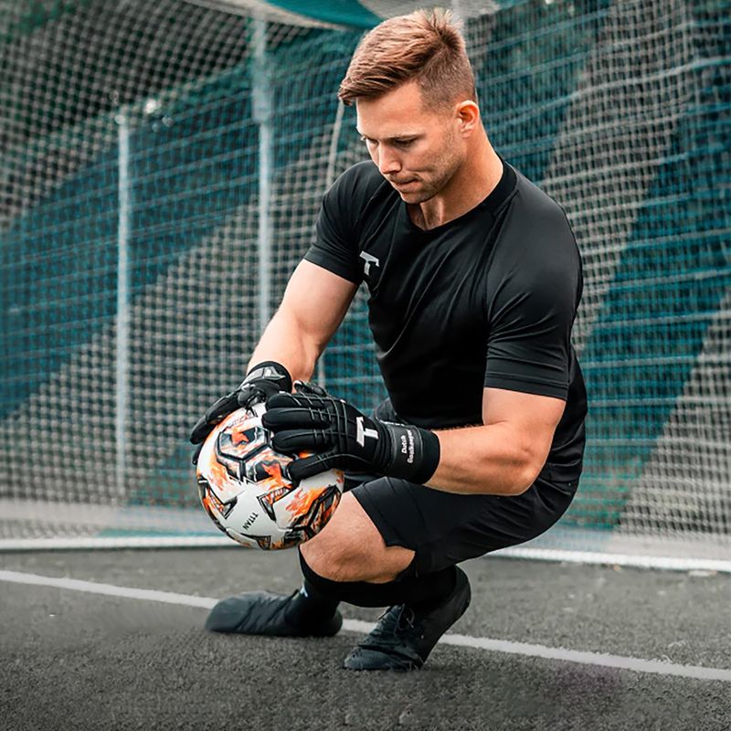 Rękawice bramkarskie T1TAN Black Beast 3.0 black 2