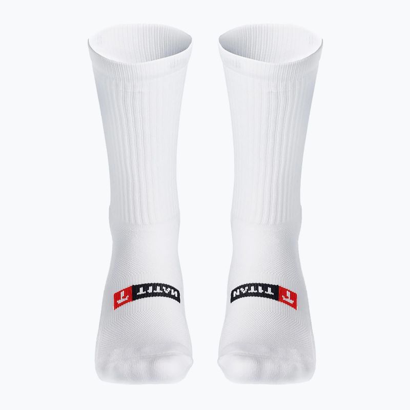 Skarpety piłkarskie T1TAN Grip Socks white 3