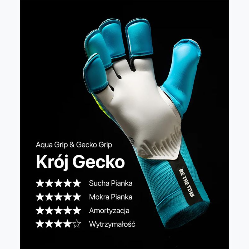 Rękawice bramkarskie T1TAN Rebel 2.0 Sky Blue FP blue 4