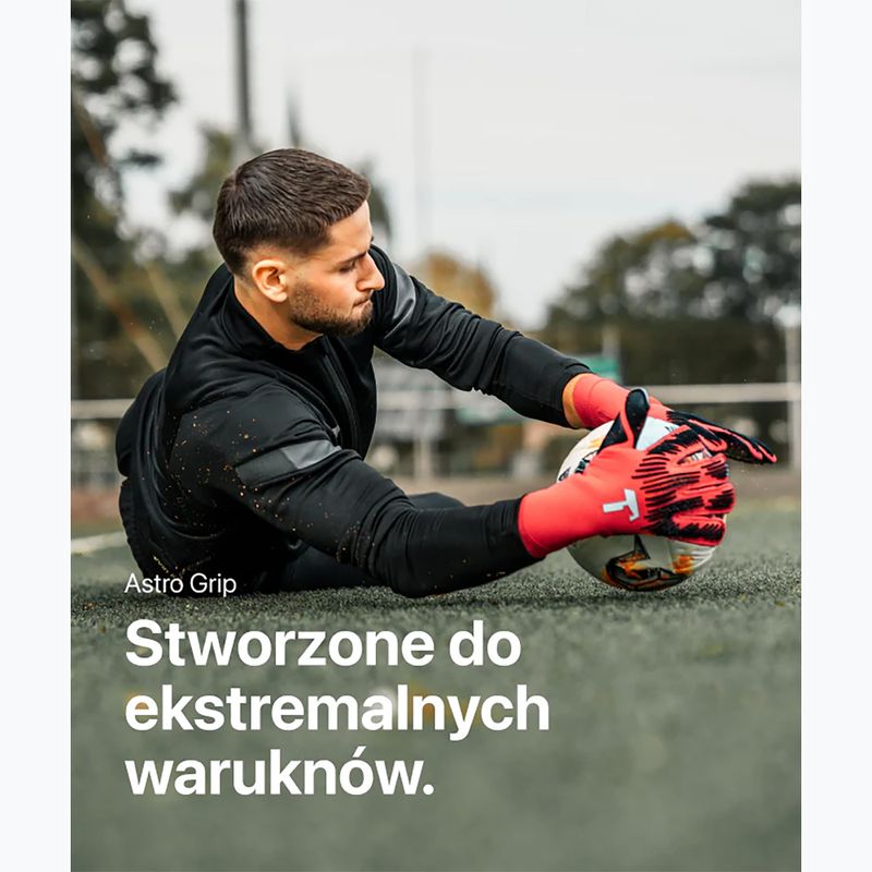 Rękawice bramkarskie T1TAN Rebel 2.0 Solar Red red 6