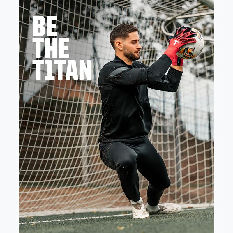 Rękawice bramkarskie T1TAN Rebel 2.0 Solar Red red 9