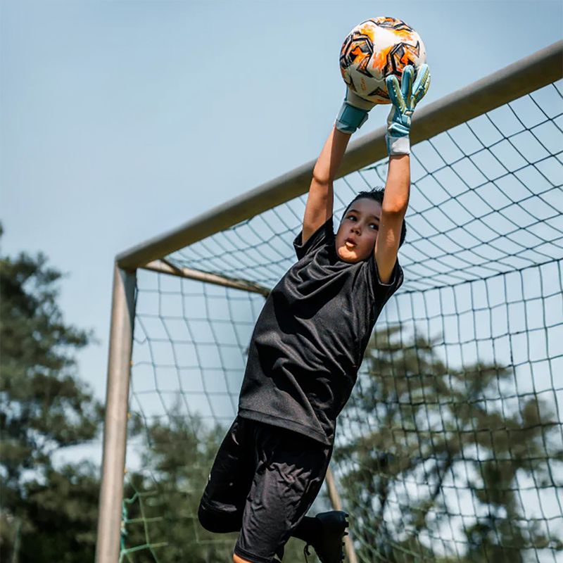 Rękawice bramkarskie dziecięce T1TAN Rebel 2.0 Sky Blue Junior FP sky blue/white 4