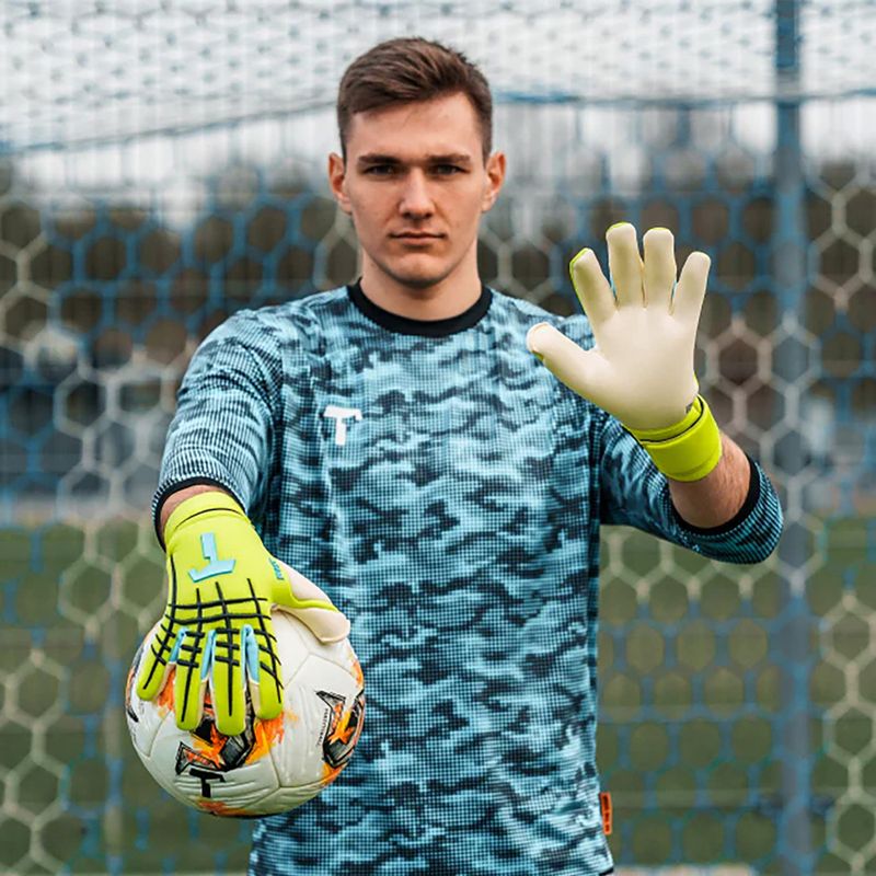 Rękawice bramkarskie T1TAN Fluo Beast 3.0 fluo yellow/white 3
