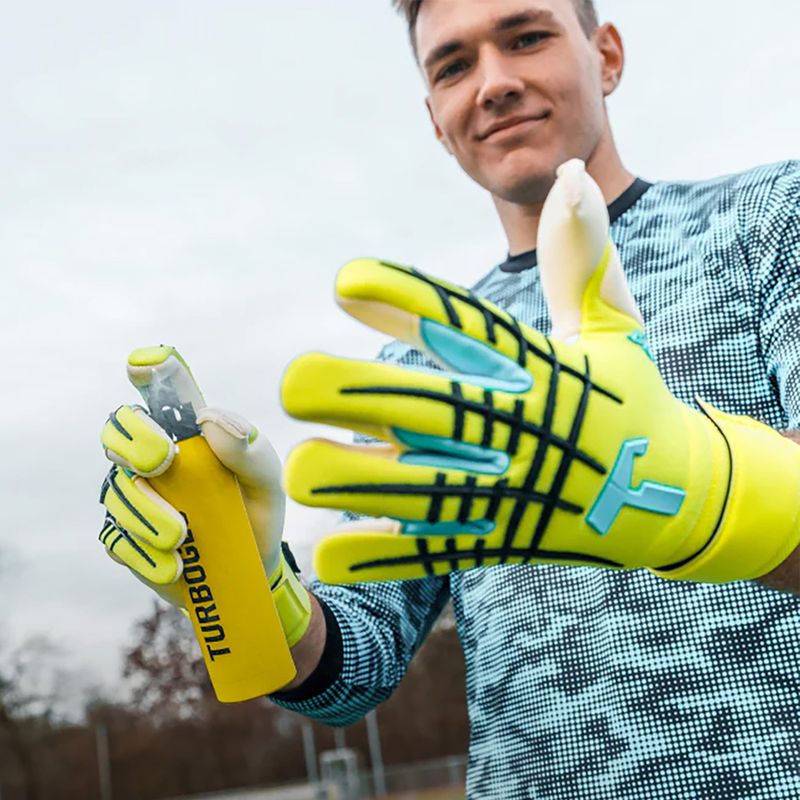 Rękawice bramkarskie T1TAN Fluo Beast 3.0 fluo yellow/white 5