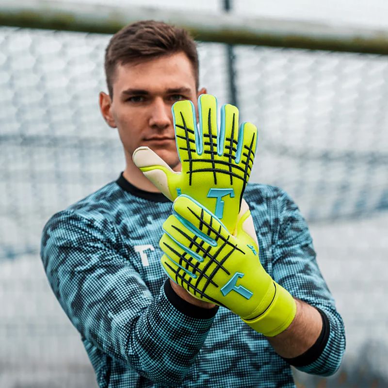 Rękawice bramkarskie T1TAN Fluo Beast 3.0 FP fluo yellow/white 2