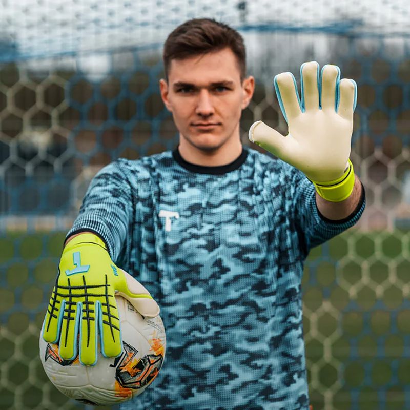 Rękawice bramkarskie T1TAN Fluo Beast 3.0 FP fluo yellow/white 3