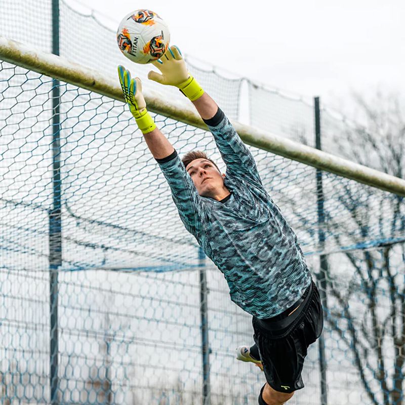Rękawice bramkarskie T1TAN Fluo Beast 3.0 FP fluo yellow/white 5