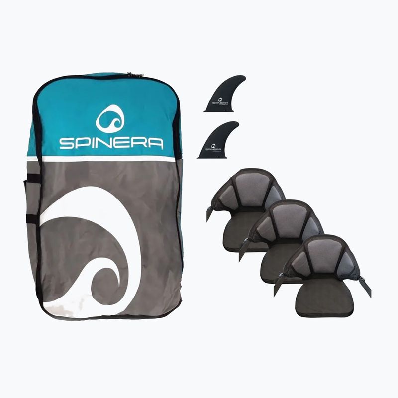 Kajak pompowany 3-osobowy SPINERA Hybris 475 teal/white/grey 6