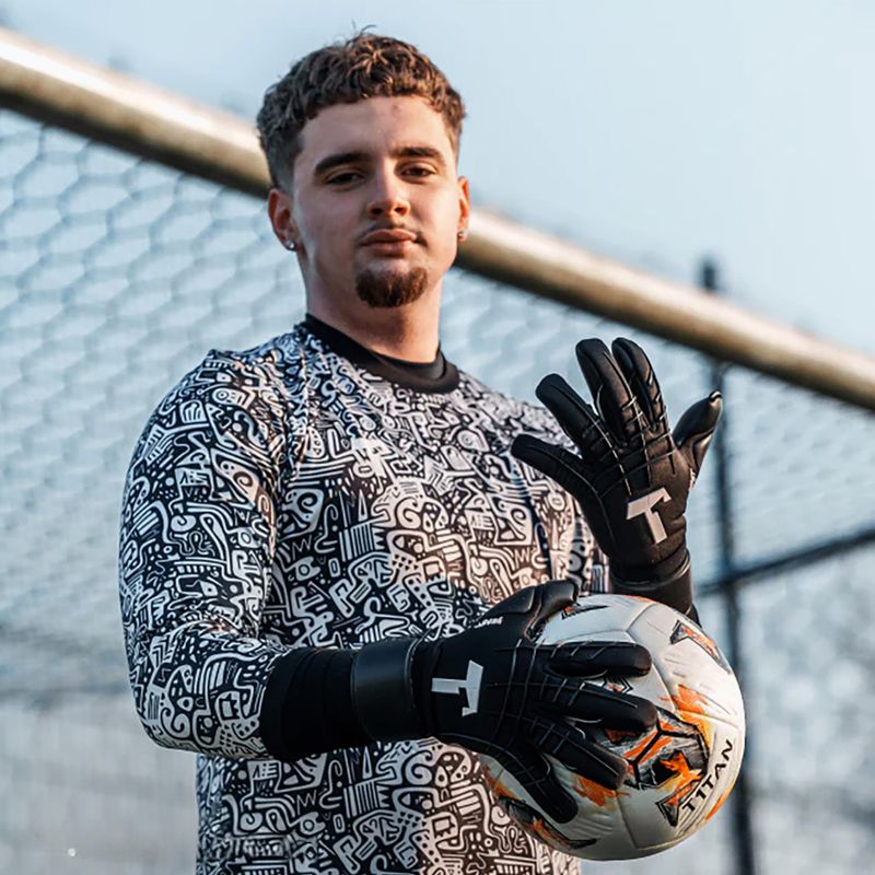 Rękawice bramkarskie T1TAN Shadow Beast 3.0 black 2