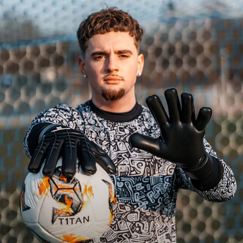 Rękawice bramkarskie T1TAN Shadow Beast 3.0 FP black 3