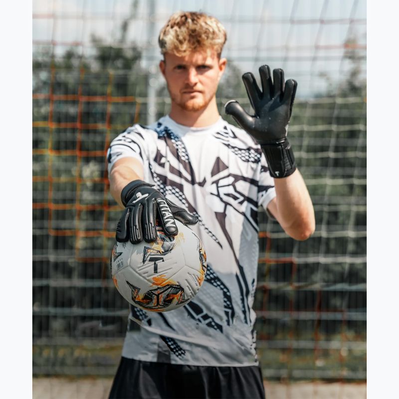 Rękawice bramkarskie T1TAN Legend 1.0 FP black out 4