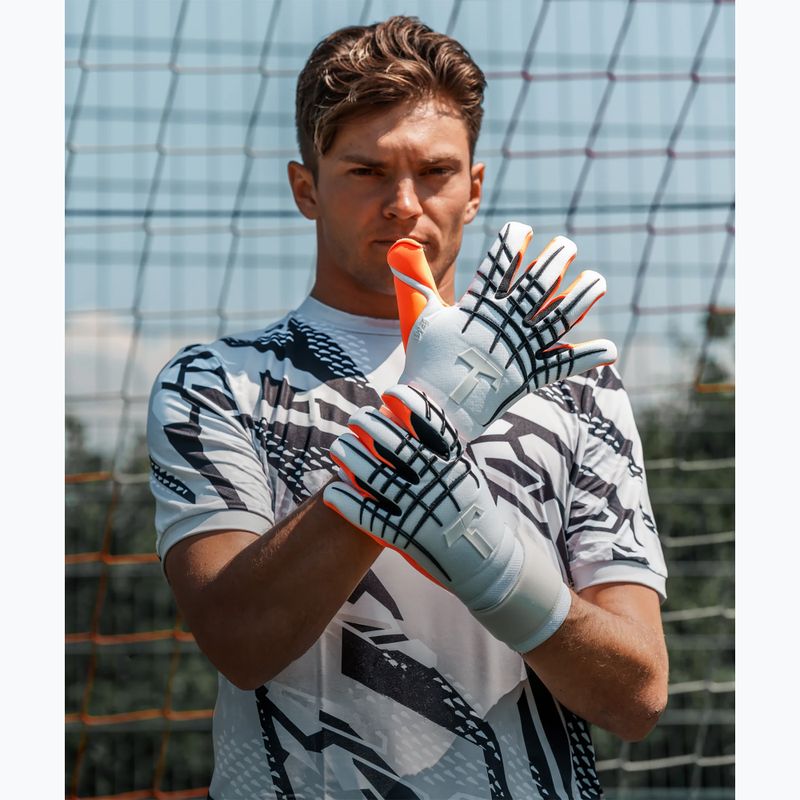 Rękawice bramkarskie T1TAN Beast 3.0 X SERGEJ_GK white/orange/black 4