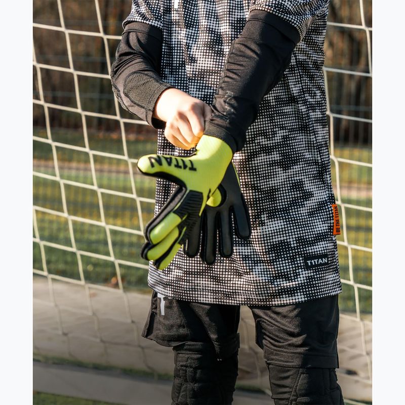 Rękawice bramkarskie T1TAN AROX 1.0 yellow 4