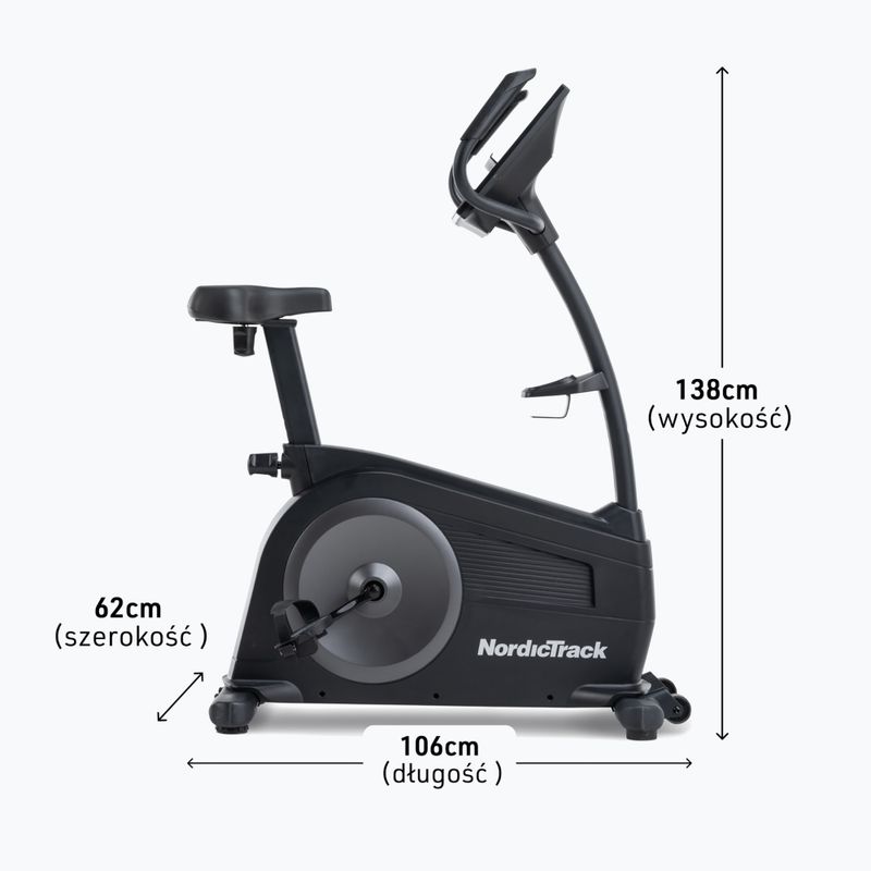 Rower stacjonarny pionowy NordicTrack G LE black 2