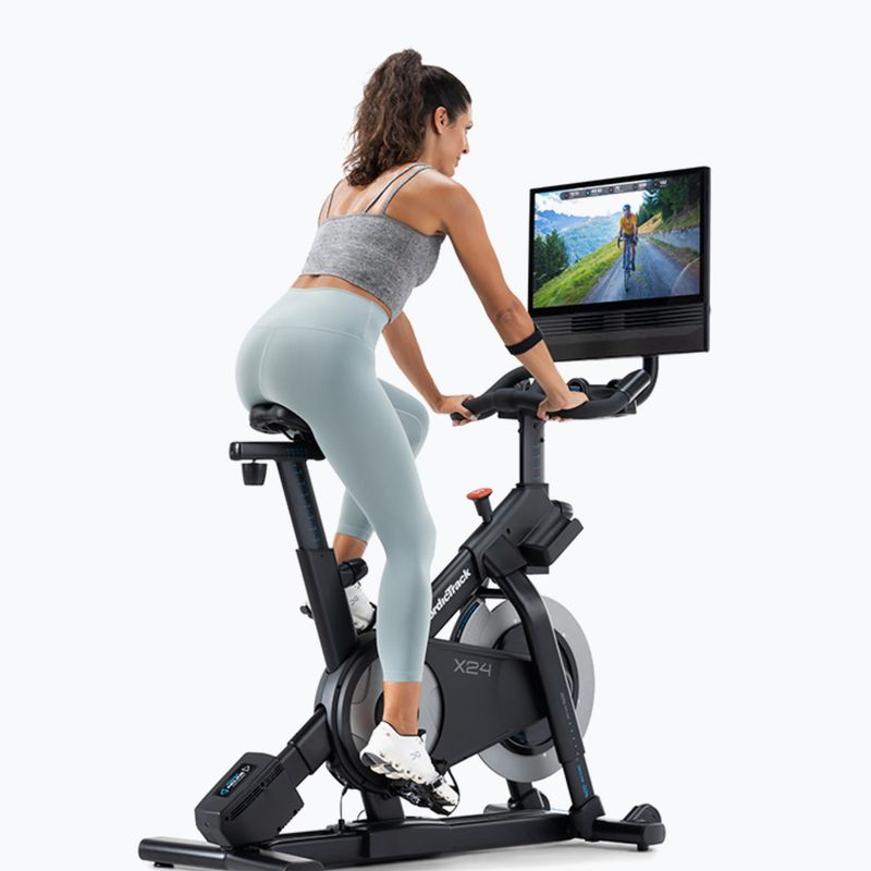 Rower spinningowy NordicTrack X24 black 6