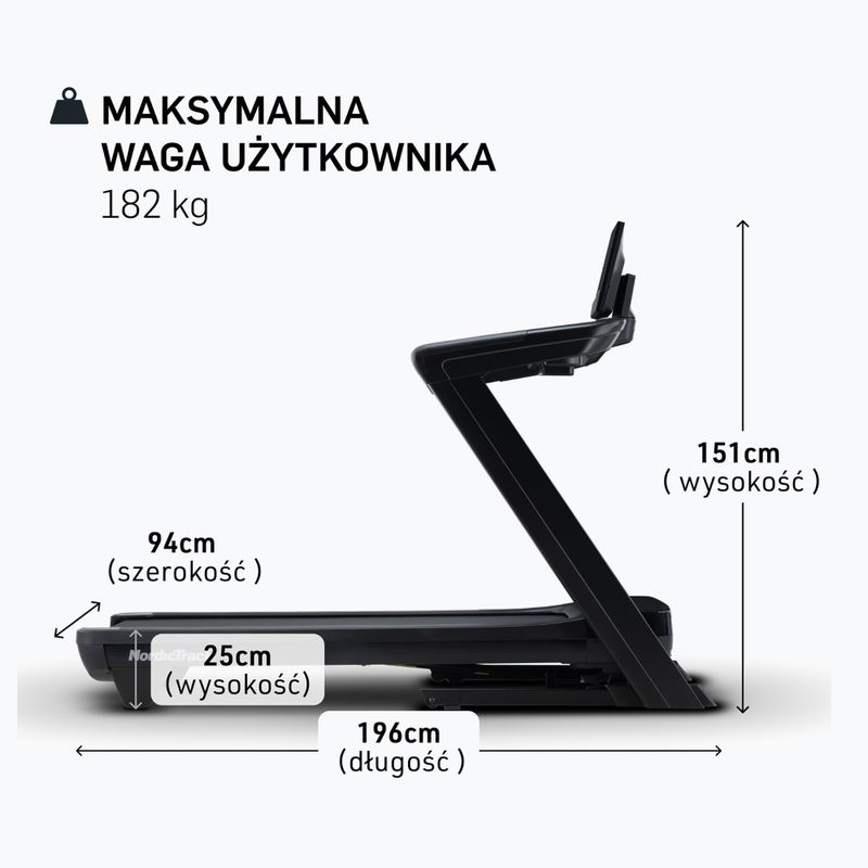 Bieżnia elektryczna Nordictrack Commercial 1750 2025 black 3