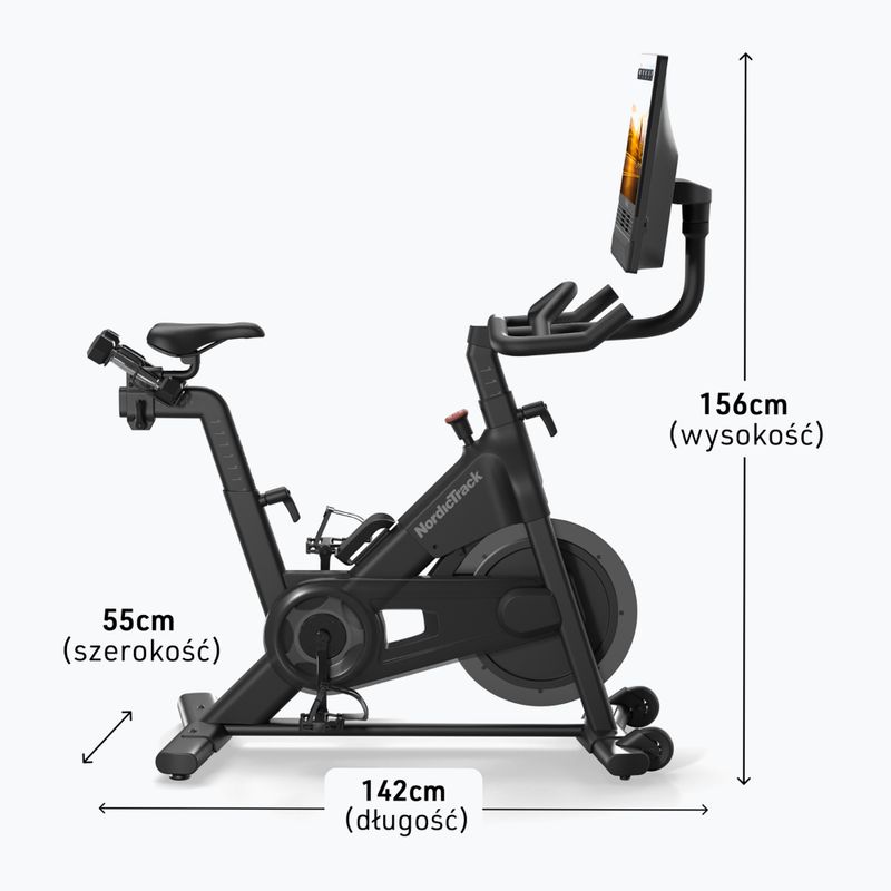 Rower spinningowy NordicTrack 24 Studio black 2