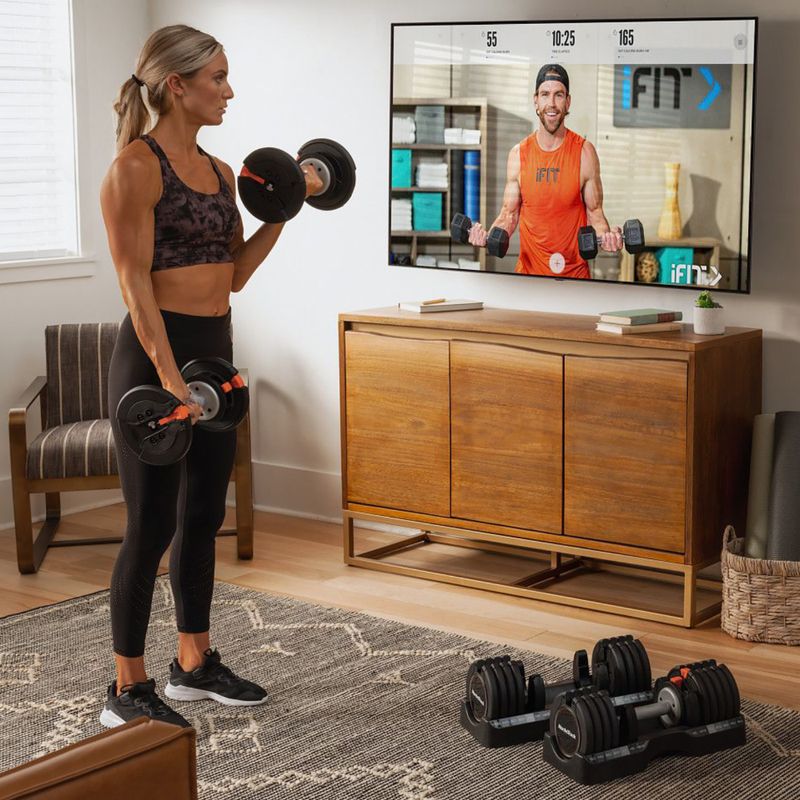 Hantle regulowane NordicTrack 2 x 25 kg black 8